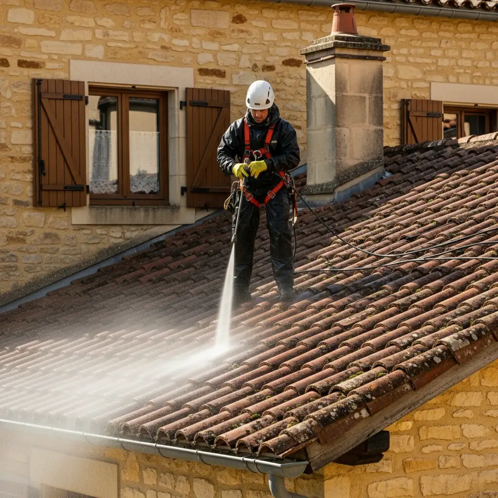 nettoyage demoussage Couvreur Caluire et Cuire