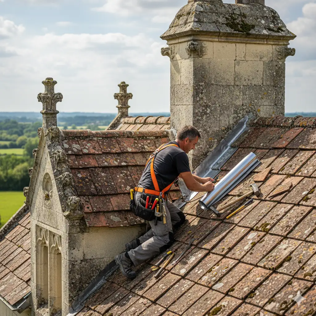 installation de gouttière zinguerie